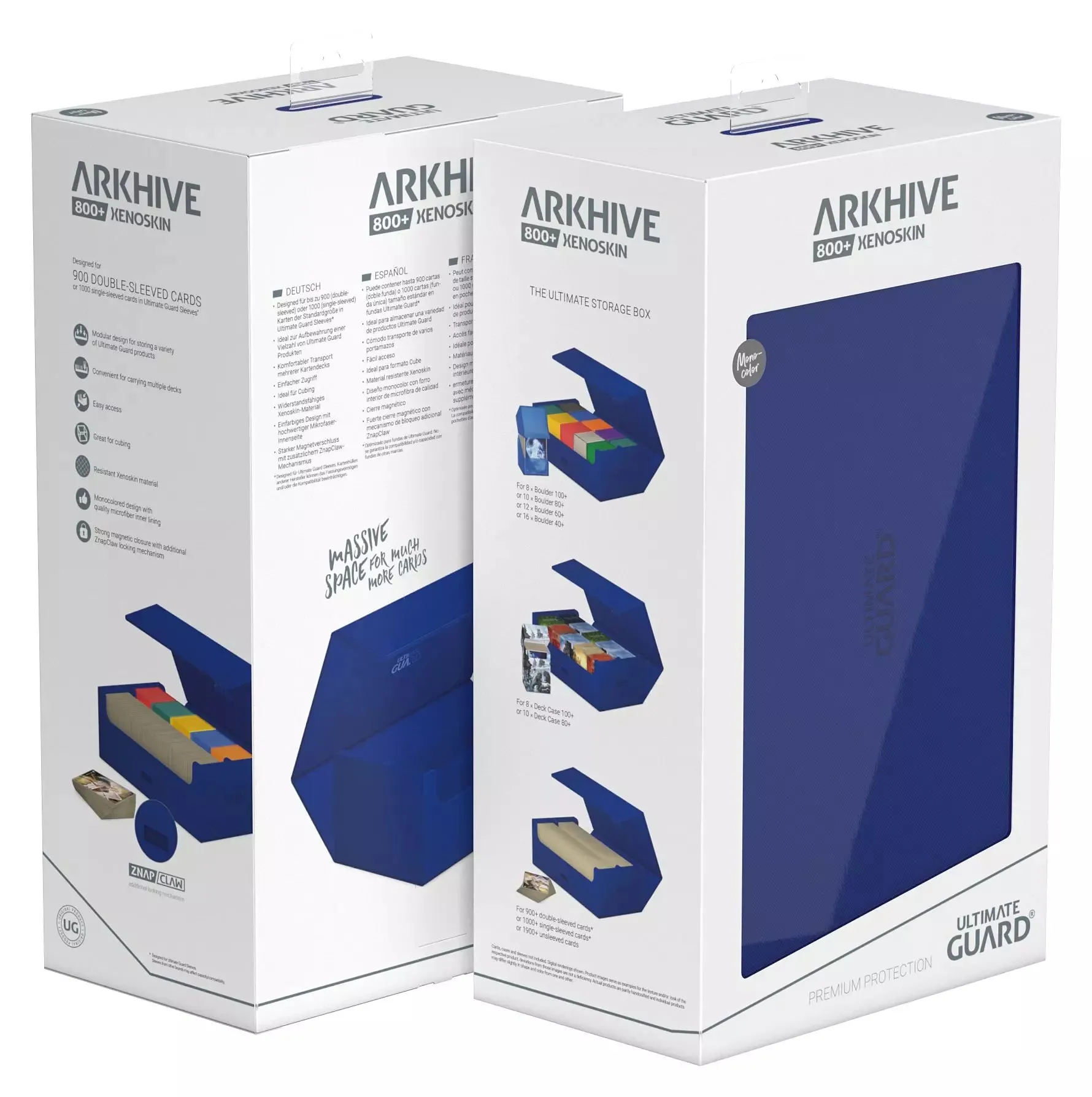 Ultimate Guard - Arkhive 800  XenoSkin Monocolor (Blue)