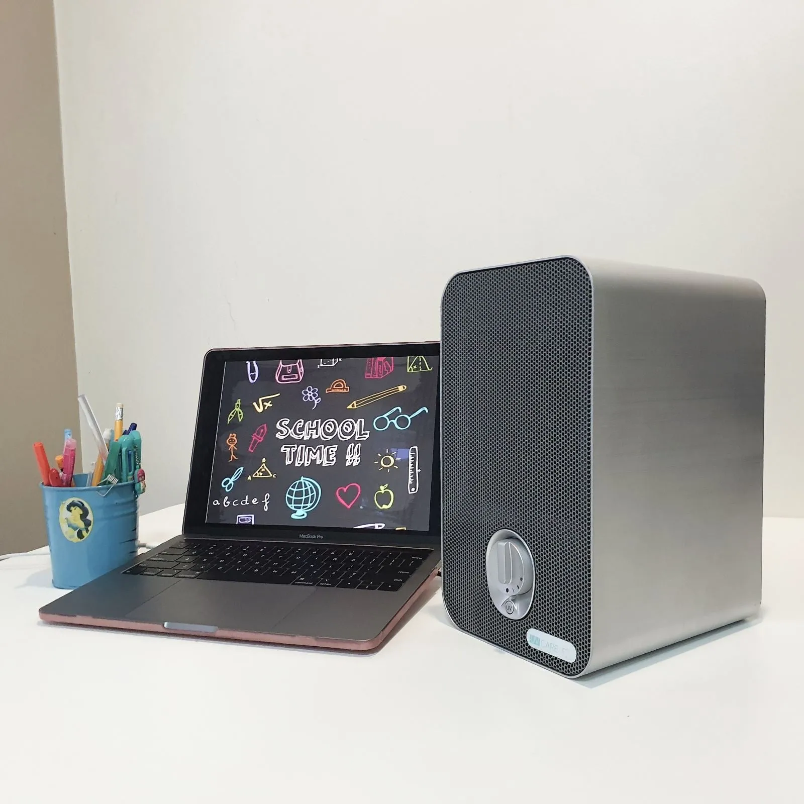UV Care Desk Air Purifier w/ Medical Grade H13 HEPA Filter & ViruX Patented Technology