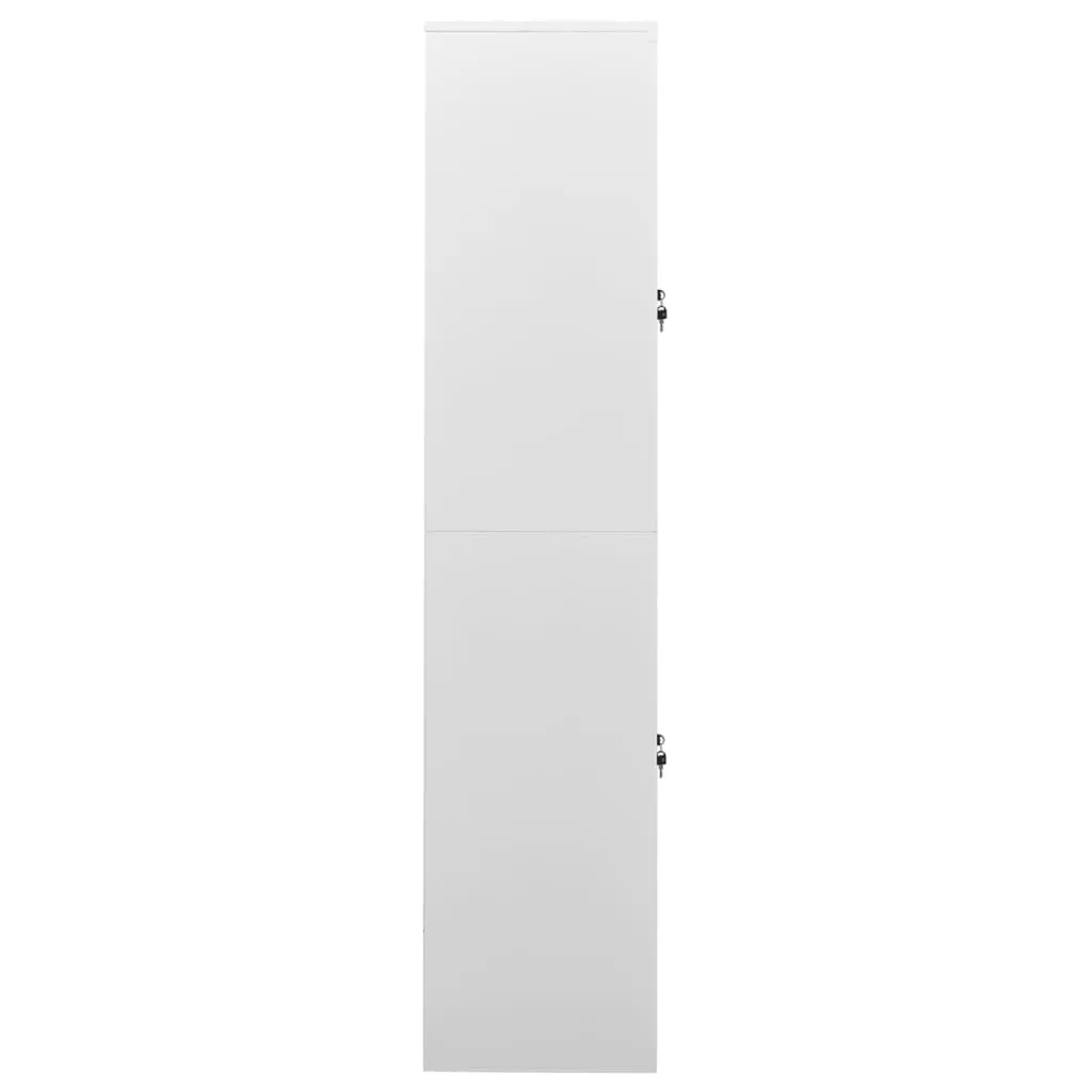 vidaXL Office Cabinet Light Grey 90x40x180 cm Steel