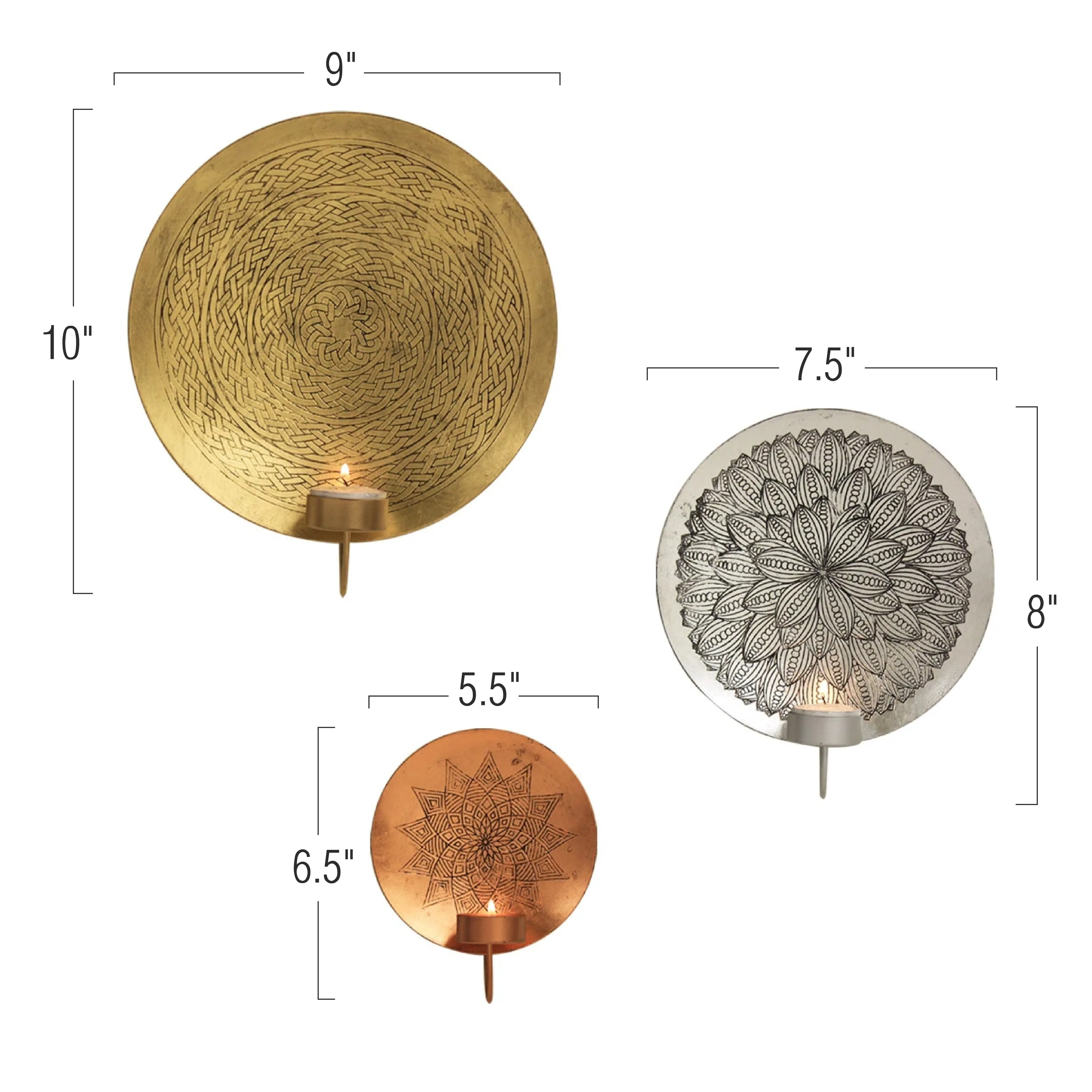 Wall Hanging Candle Holder