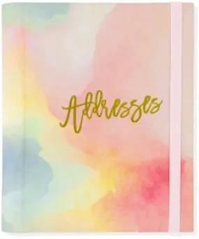 Watercolor Sunset Address Book