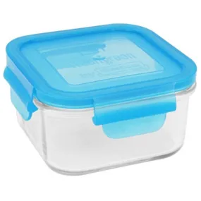 Wean Green - Glass Lunch Cube 480 ml - Blueberry