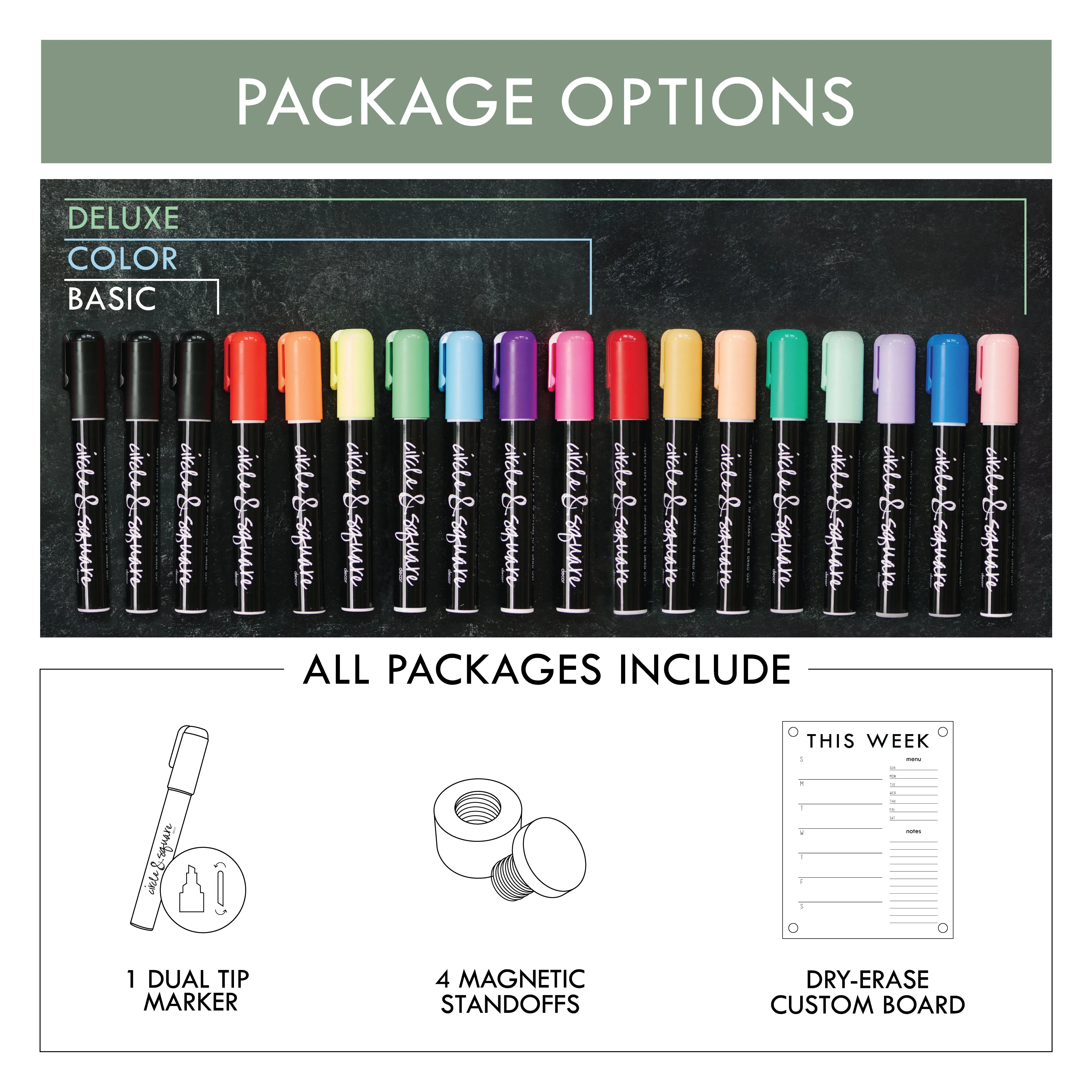 Weekly Acrylic Fridge Calendar   1 Section | Vertical Pennington