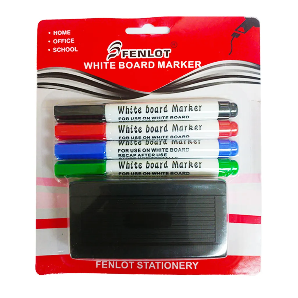 White Board Marker (Thin)   Eraser / SET