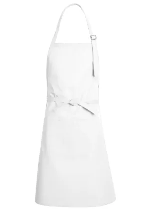 White Premium Adjustable Apron (1 Split Pocket)