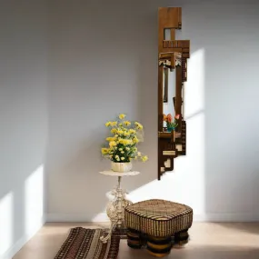 Wide Wooden Shelf : Zaarish 18