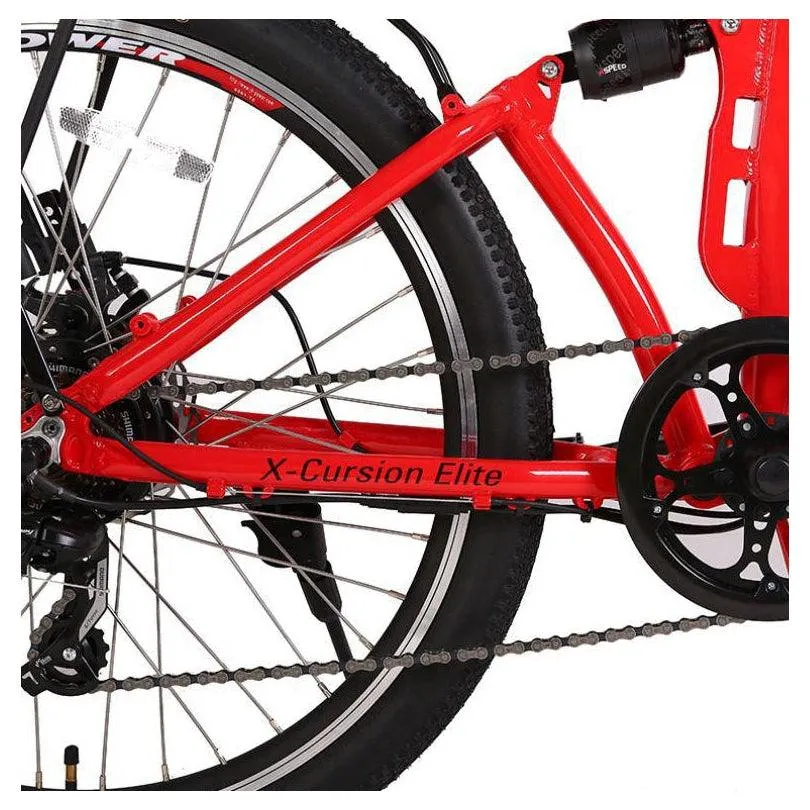 X-Cursion Elite 24 Volt Electric Folding Mountain Electric Bike
