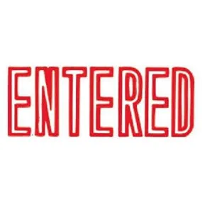 Xstamper Cx-Bn 1021 Message Stamp Entered Red