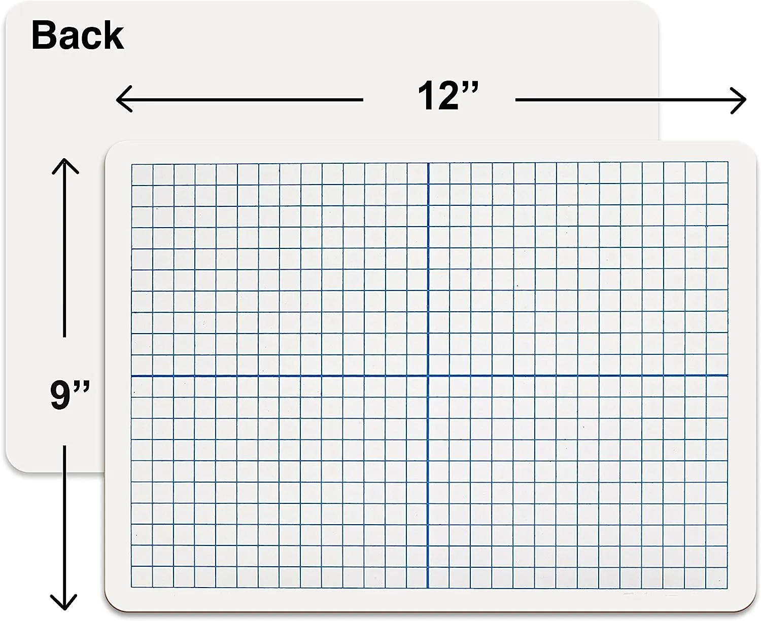 XY Axis Graph Lap Board 9"x12"