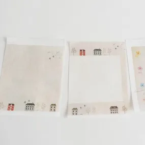 YOHAKU Collage Notepad | 10 a corner of town
