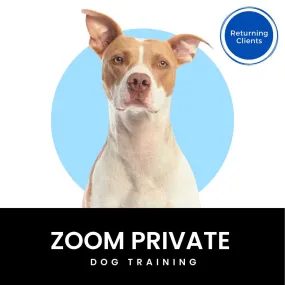Zoom Private Dog Training (Returning Clients)